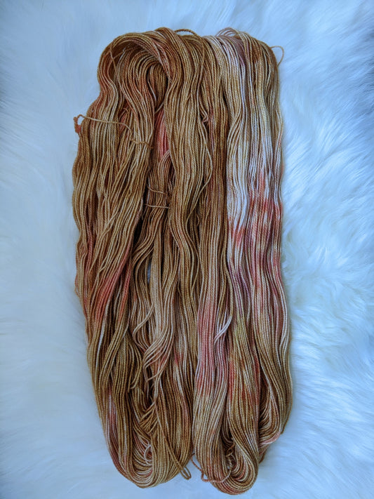 Pumpkin Spice - BFL Twist Sock - 2 Ply